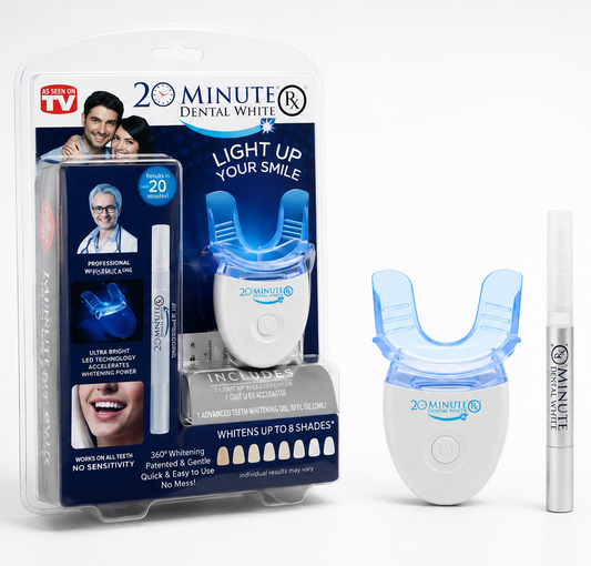 Kit Blanqueador Dental LED — Resultados en 20 Minutos